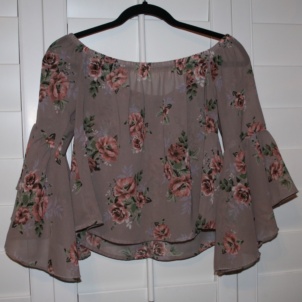 Charlotte Rouse sheer floral top